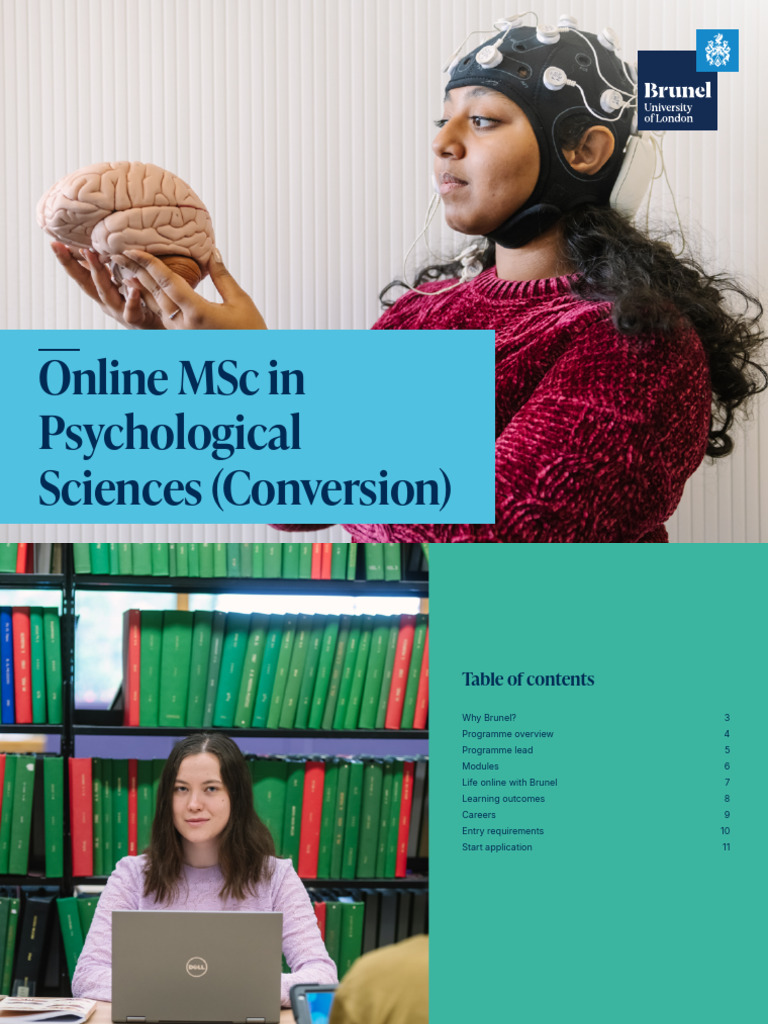 Online MSc in Psychological Sciences | PDF | Psychology | Developmental ...