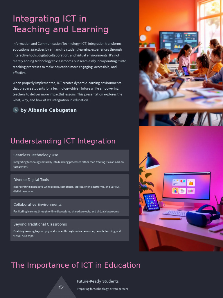 Strategies for ICT Integration in Education | PDF | Educational ...