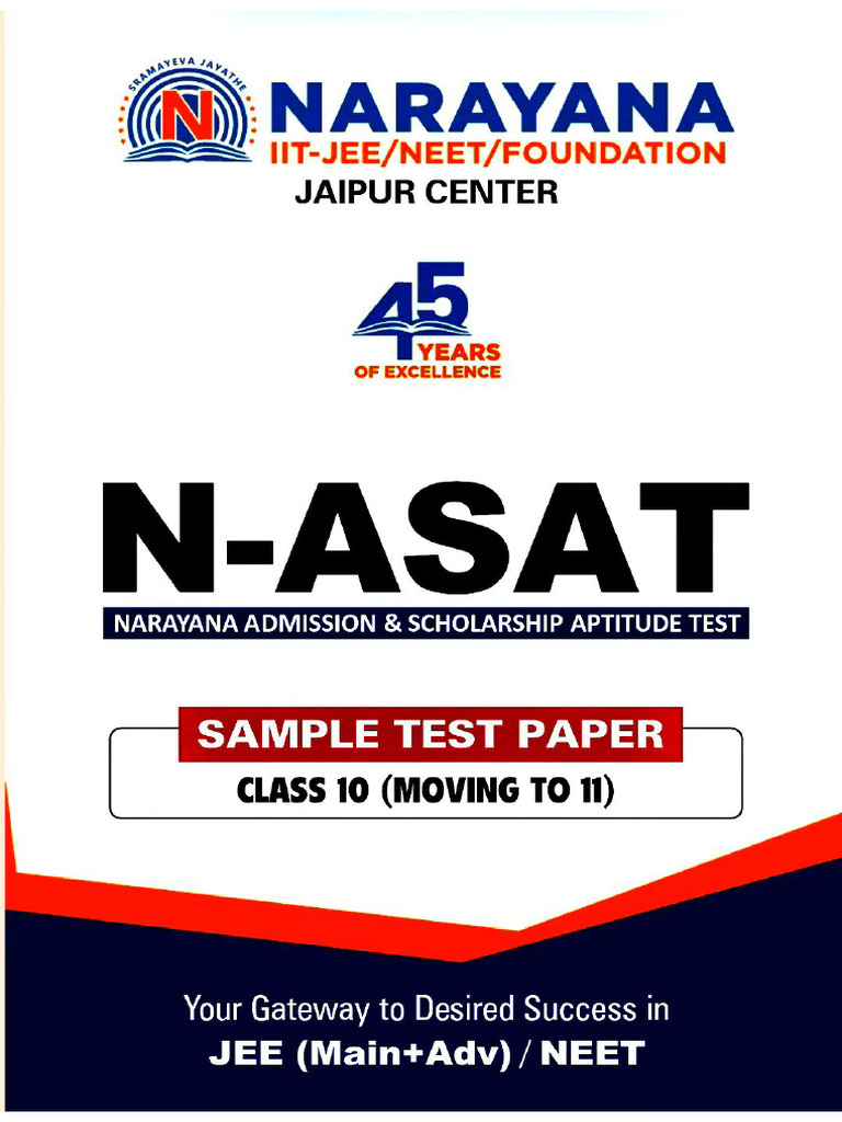 NSAT Practice Paper 2 | PDF
