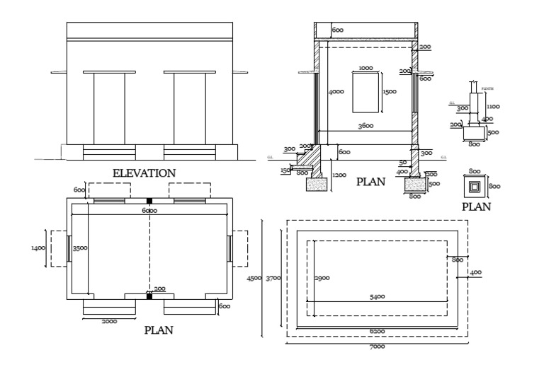 Structural Plan and Elevation Data | PDF