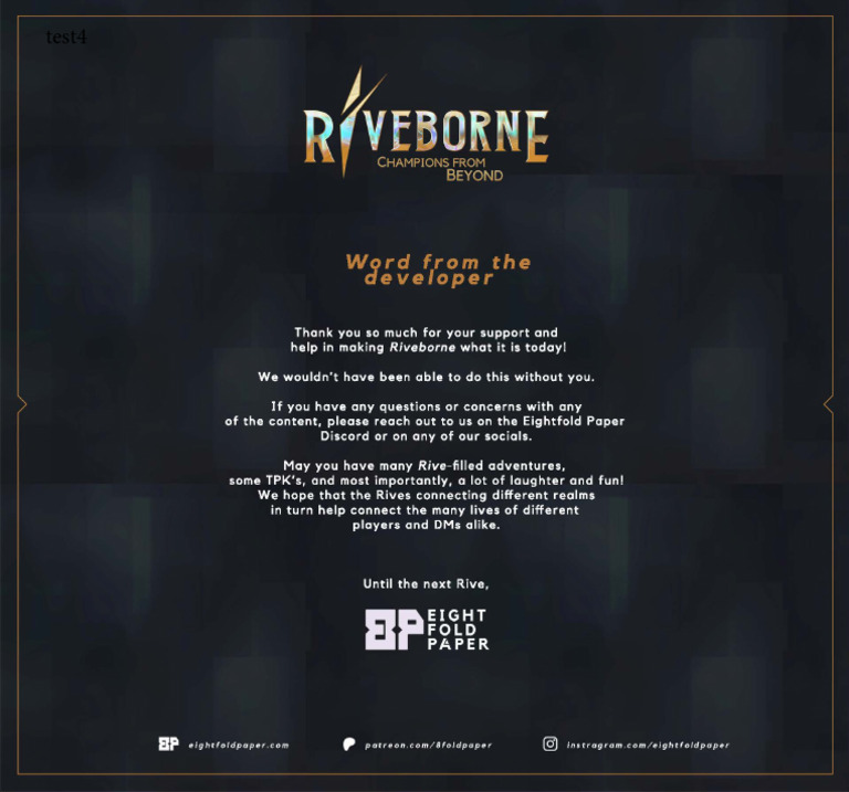 04 Riveborne TinyNote | PDF
