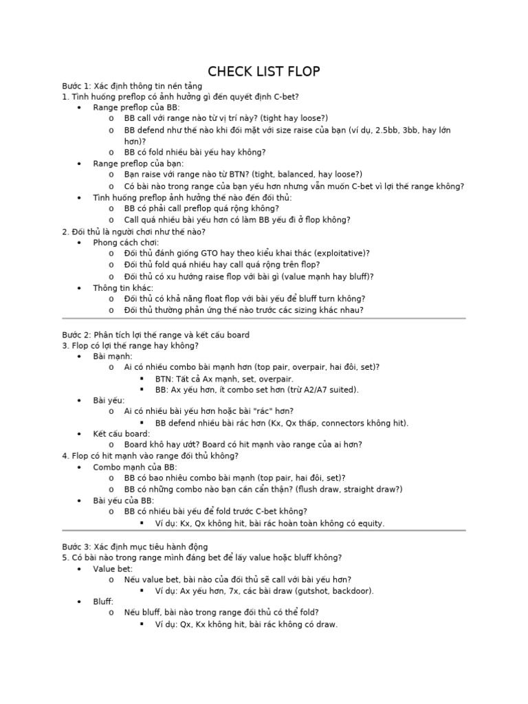 Check List | PDF