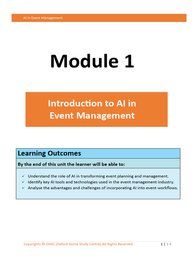 AI Tools Transforming Event Management | PDF | Artificial Intelligence ...