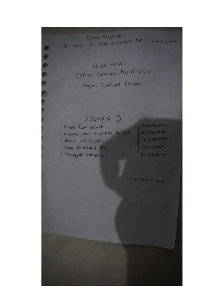 Hasil Diskusi Tugas 2 Machine Learning Kelompok 3 | PDF