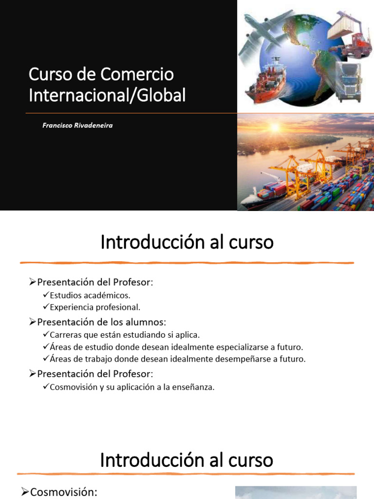 Curso de Comercio Internacional: Fundamentos | PDF | Libre comercio ...