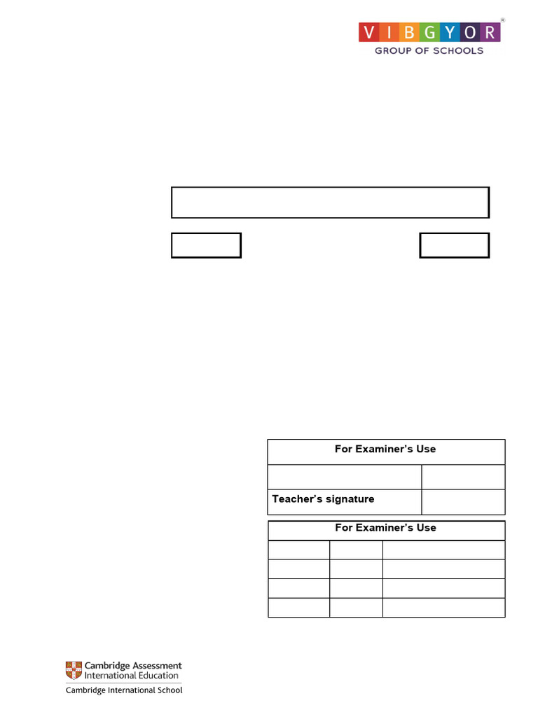 Grade 6 Mathematics Sample Paper | PDF | Area | Mathematics