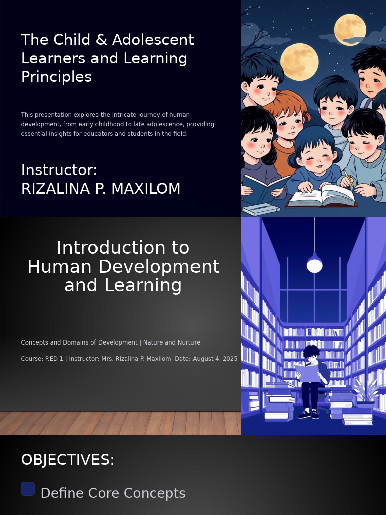 Week 1 Introduction To Human Development and Learning | PDF | Nature ...