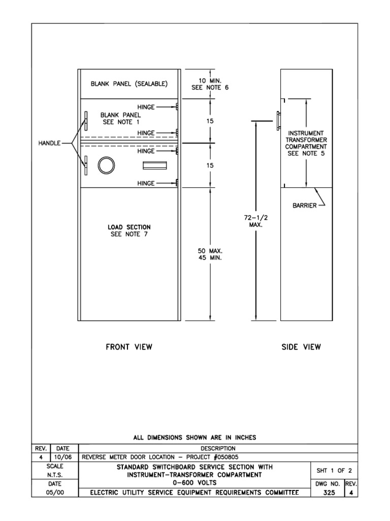 Euserc Drawing 325 | PDF