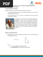 Primitive Pythagorean Triples List | PDF | Equations | Number Theory