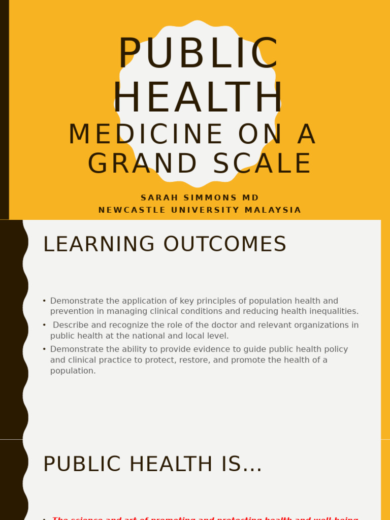Public Health: Principles and Practices | PDF | Public Health ...