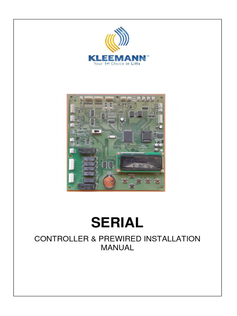 Elevator Serial Controller Manual | PDF | Elevator | Power Supply