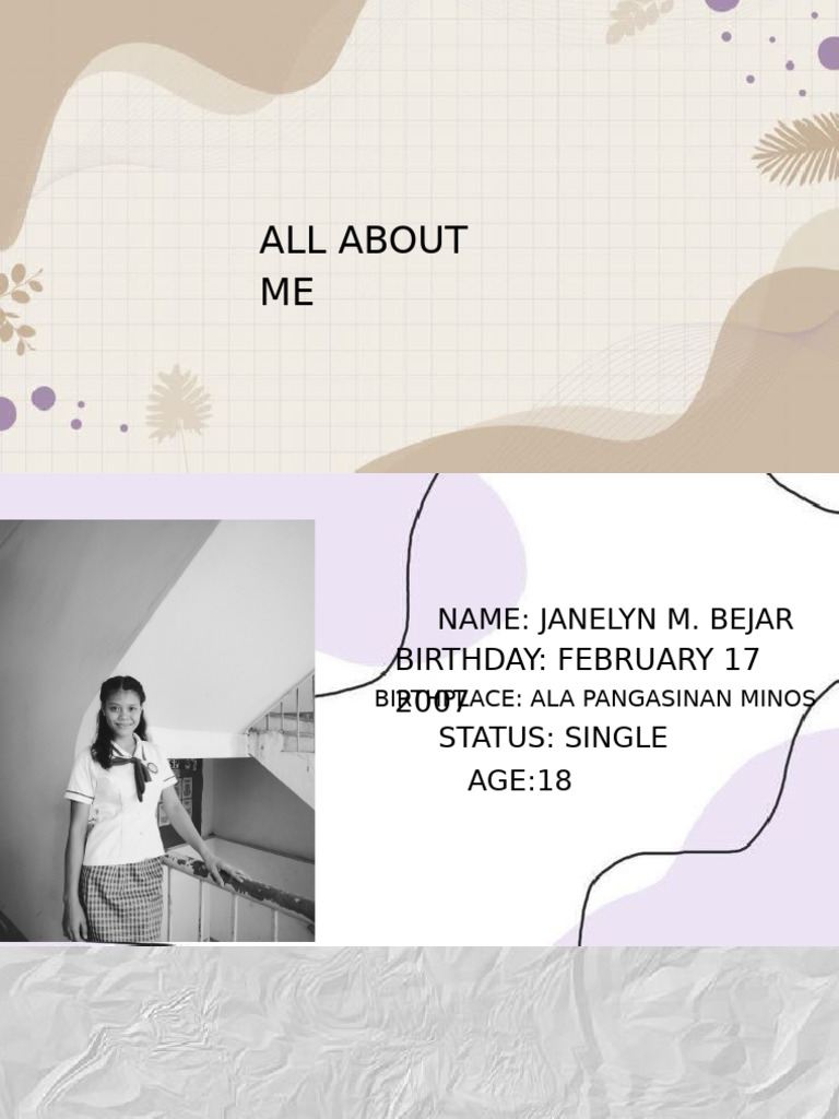 Janelyn Bejar: Personal Profile Overview | PDF