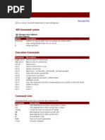 JED Command Syntax: Option Description