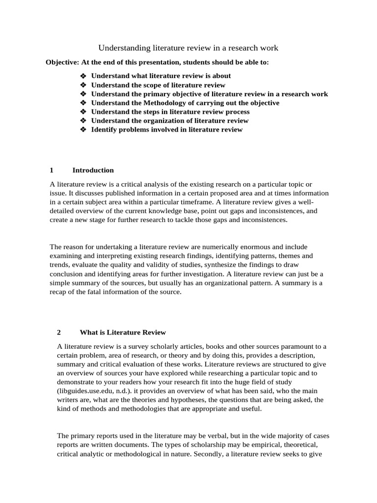 Integrative Review in Research Methodology | PDF | Literature Review ...