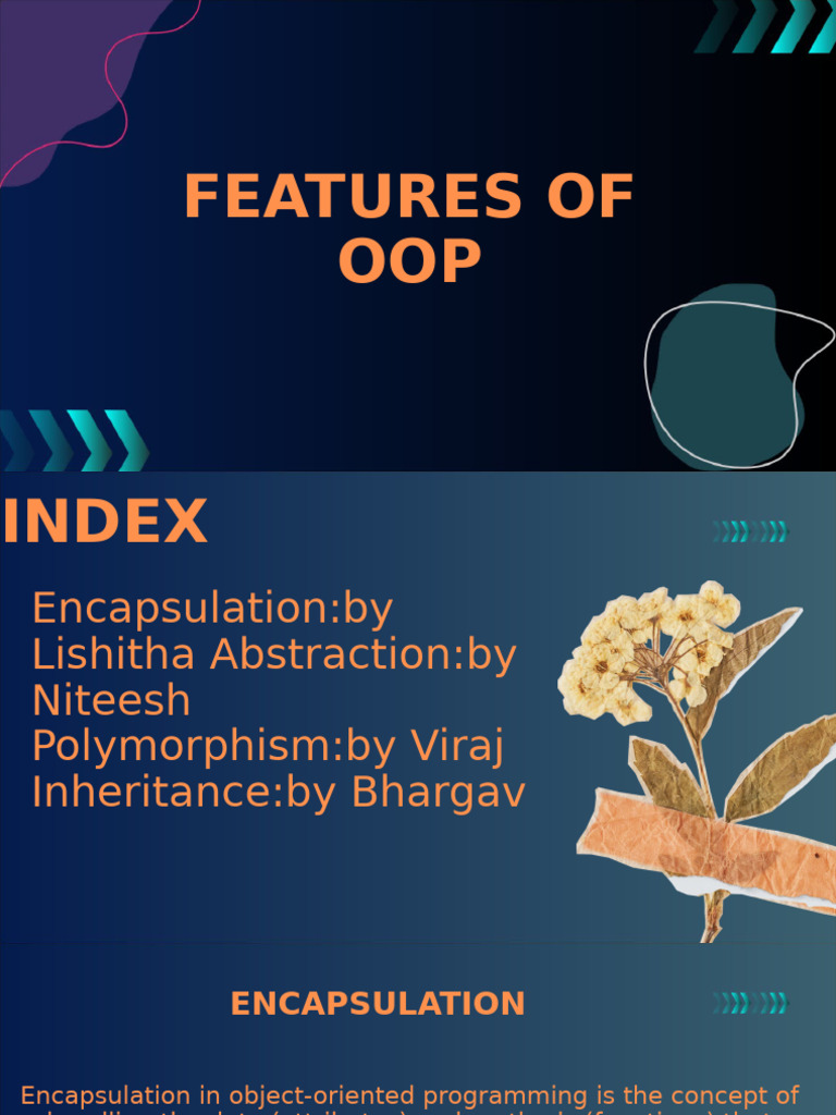 Key OOP Concepts: Encapsulation, Abstraction, Polymorphism, Inheritance ...