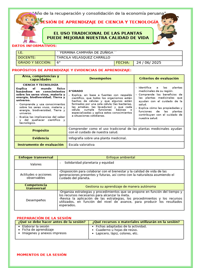 Uso de Plantas Medicinales en Niños | PDF | Plantas medicinales | Hipótesis