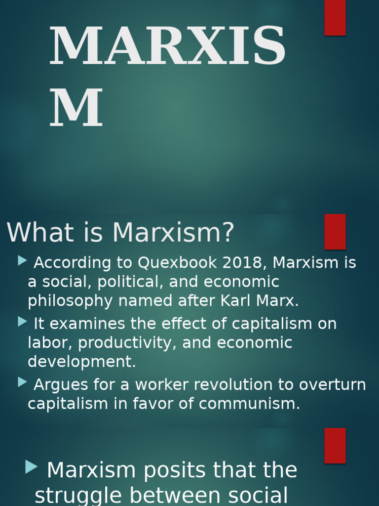 Understanding Marxism: Key Concepts Explained | PDF | Marxism | Karl Marx