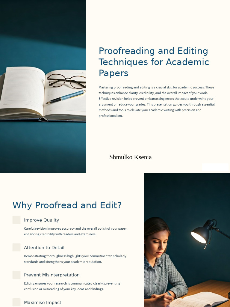 Academic Proofreading & Editing Tips | PDF | Editing | Proofreading