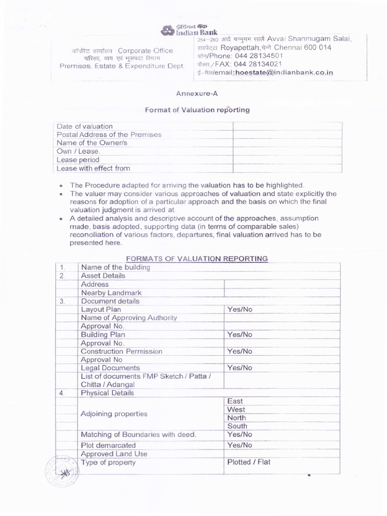 Photo inspiration: Trademark Valuation Reporting Requirements Reference: Valuation Reporting Format Guidelines
