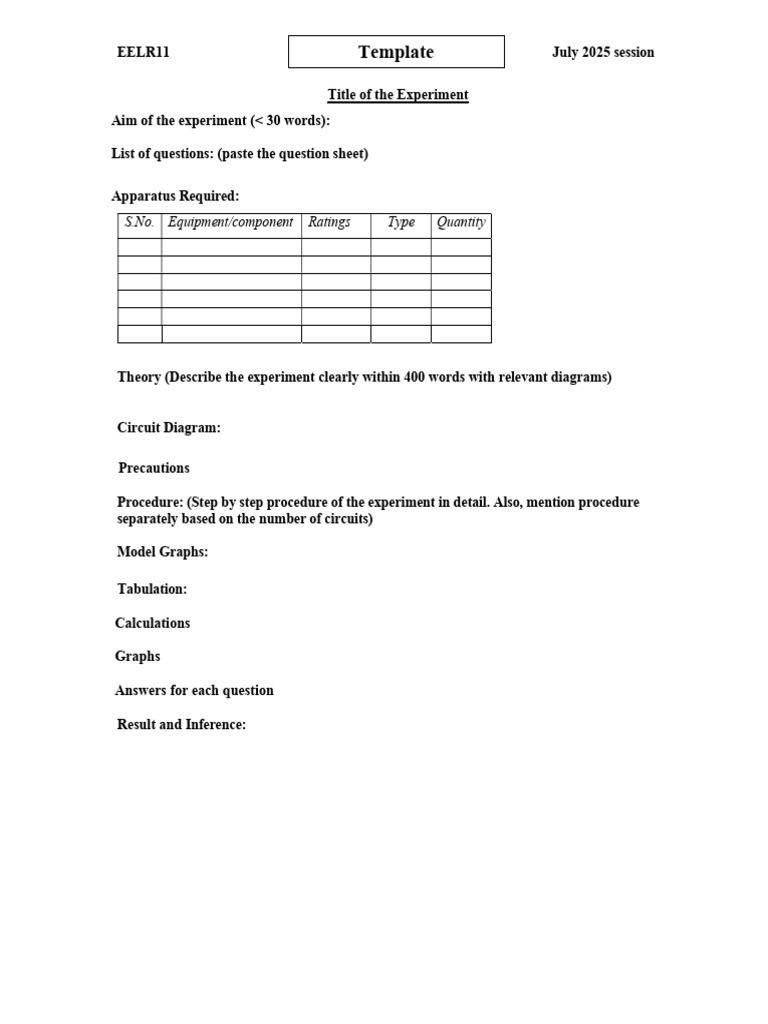 Record Template | PDF