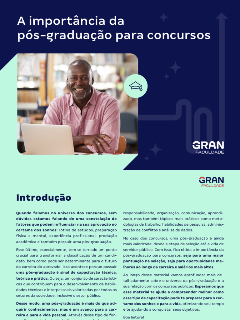 Pós-Graduação: Chave para Concursos | PDF | Pós-graduação | Educação à ...