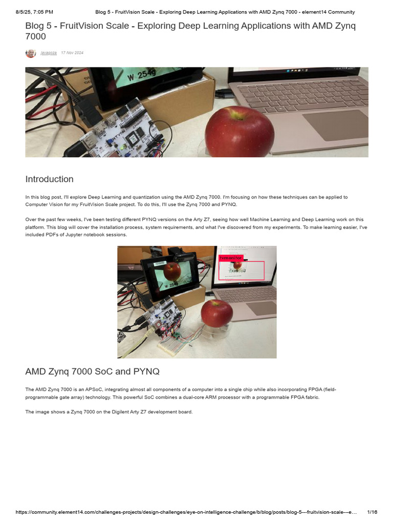 Deep Learning with AMD Zynq 7000 | PDF | Deep Learning | Machine Learning
