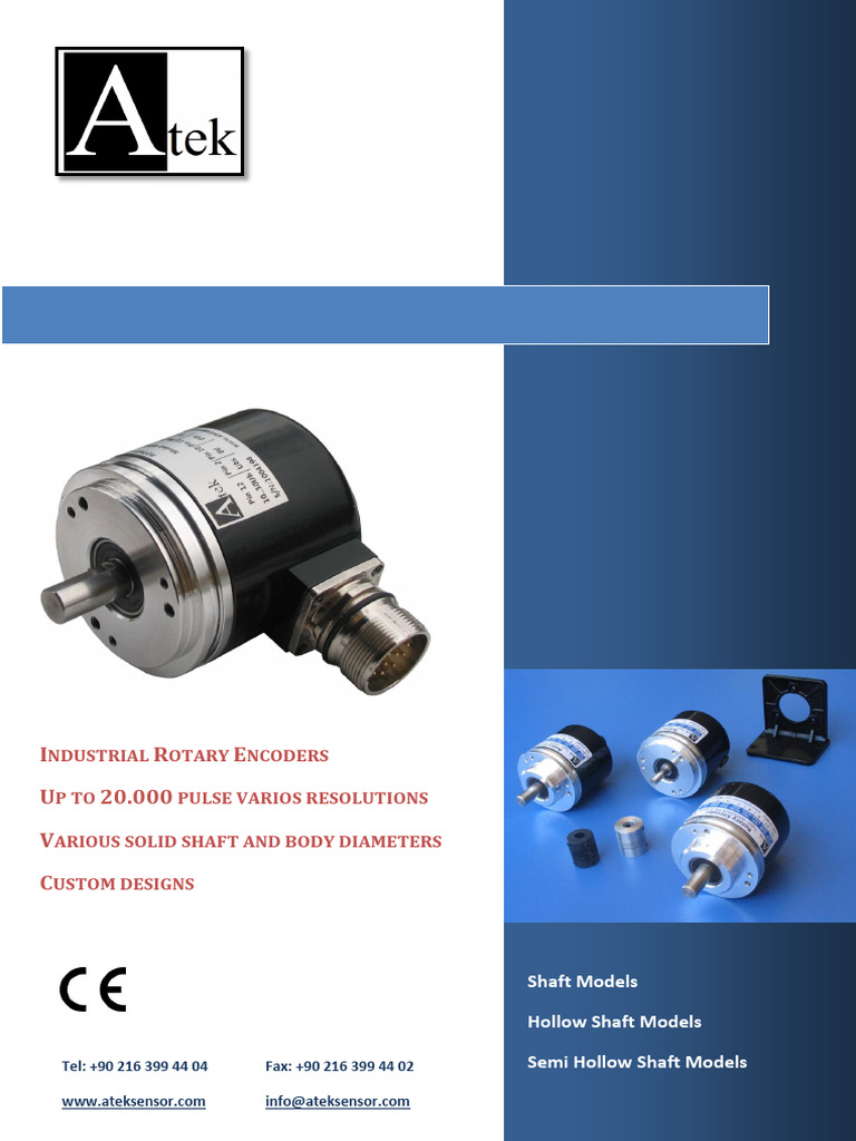 Atek ARS-ARC Series Rotary Encoders | PDF | Electrical Engineering ...