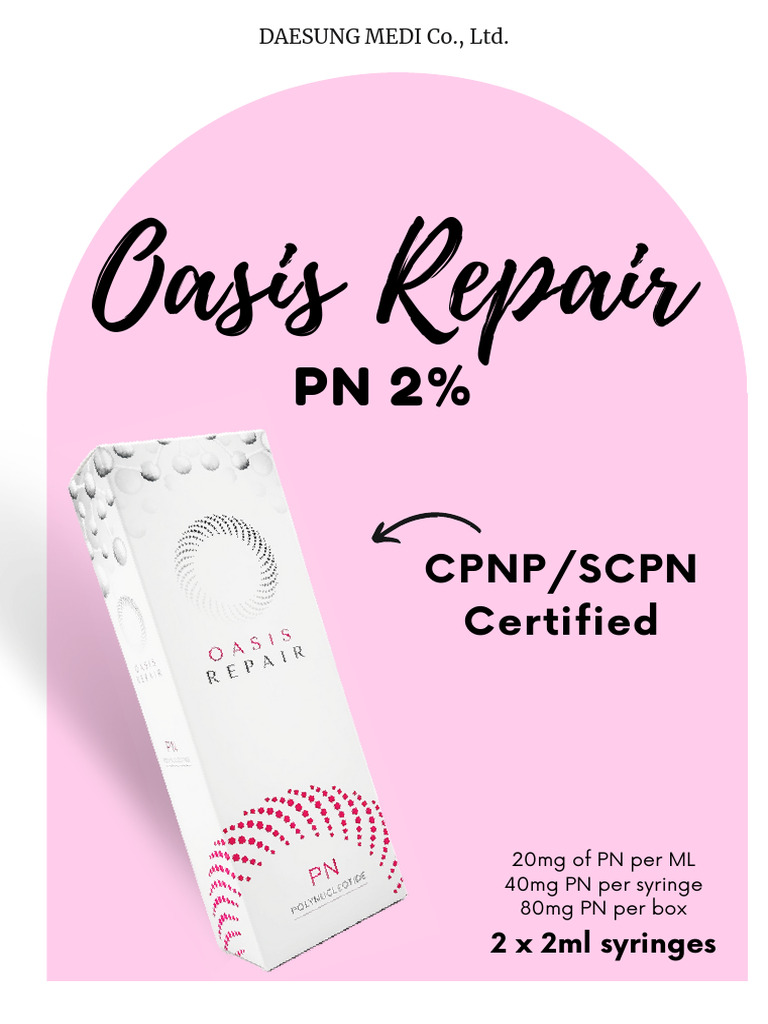 Oasis Repair ENG (20250416) | PDF | Skin | Collagen