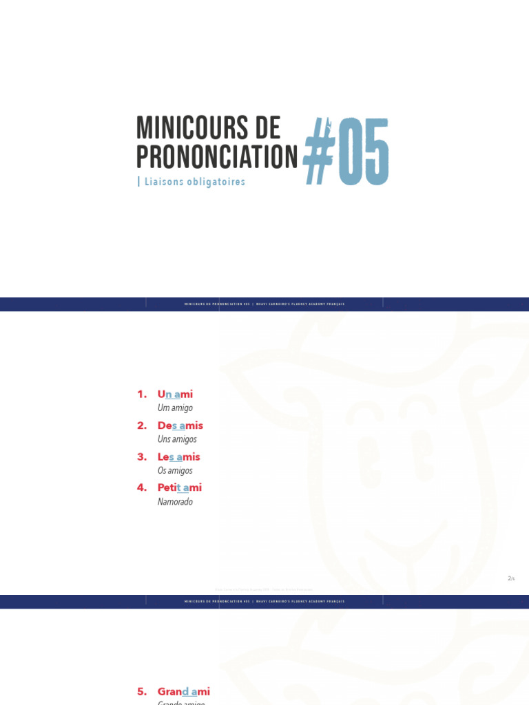 Minicours de Prononciation 05 PDF | PDF | Aberturas (xadrez) | Xadrez