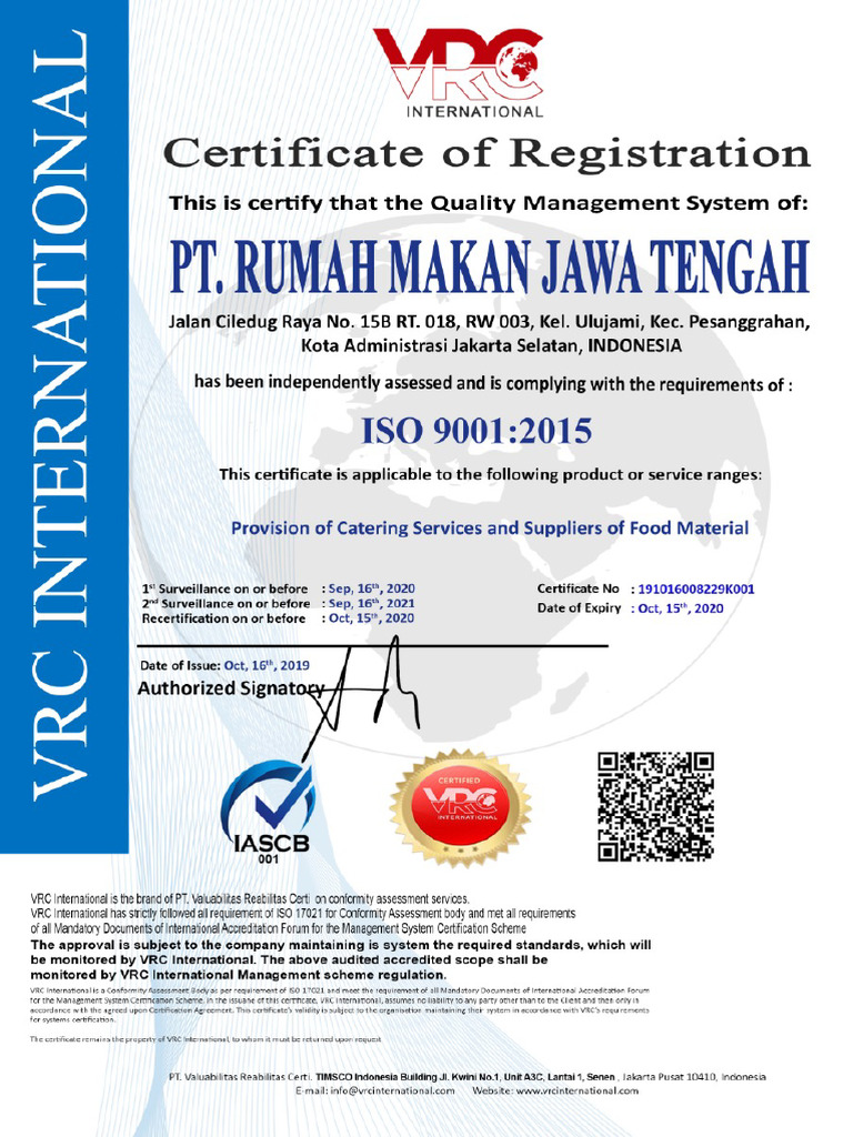 Iso 9001 - 2015 | PDF