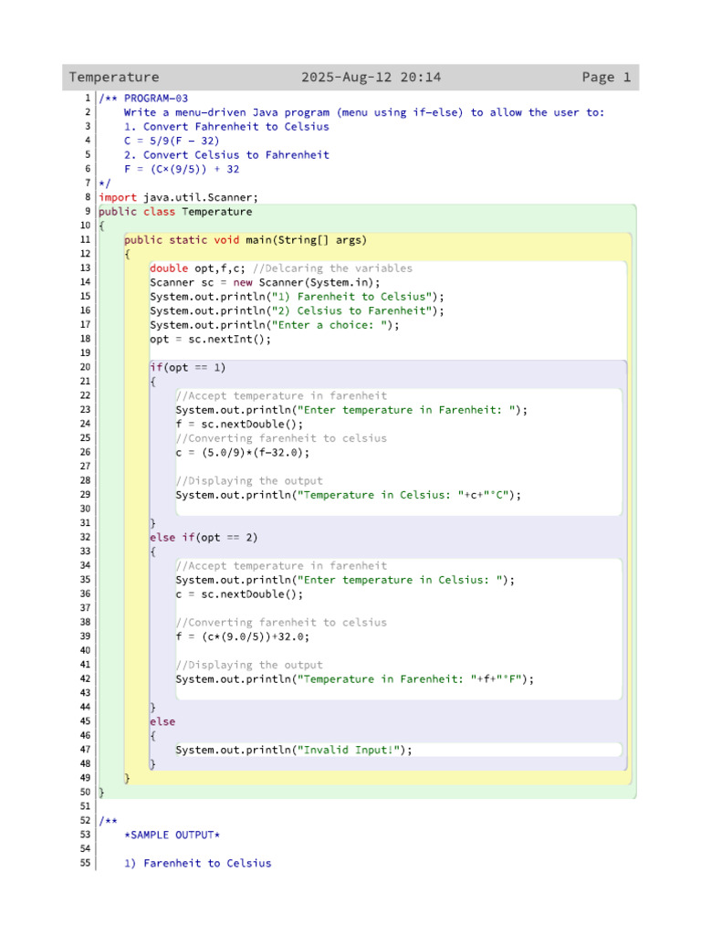 Program 03 | PDF