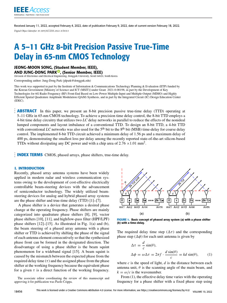 8-Bit Precision TTD in 65nm CMOS | PDF | Field Effect Transistor ...