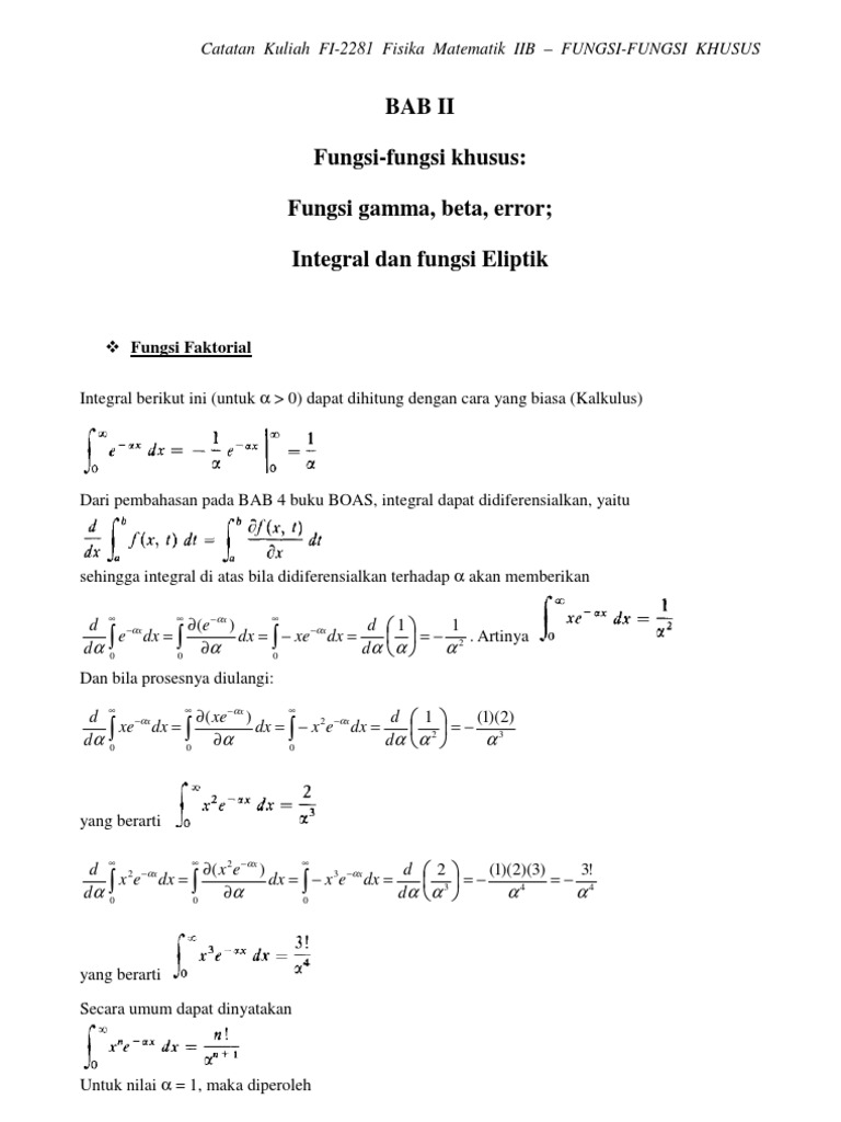 tabel fungsi gama tabel fungsi gama