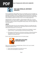 Using Rac Parallel Instance Groups
