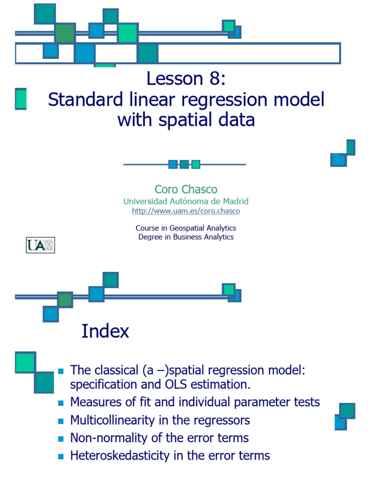 Lesson8_StdRegress | PDF | Ordinary Least Squares | Regression Analysis