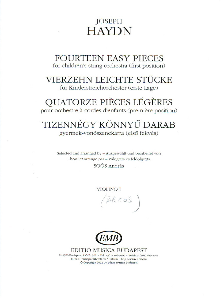 Haydn Violin1 | PDF