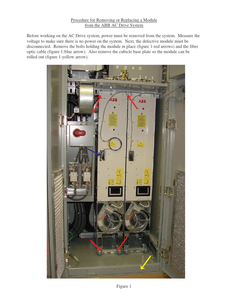 ACS800 Drive Module Removal Guide | PDF | Electrical Engineering ...