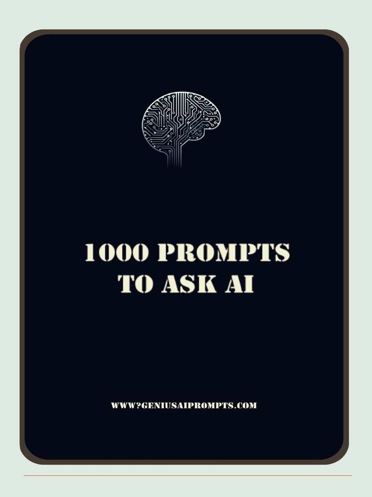 1000 AI Prompts for Knowledge Exploration | PDF | Climate Change ...