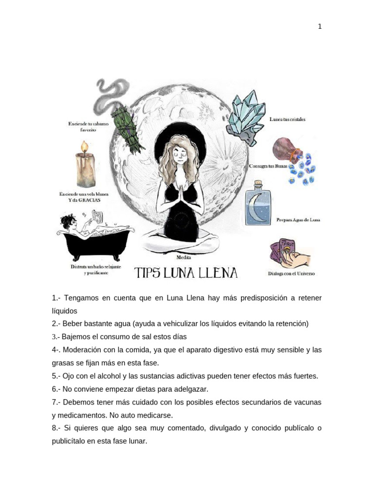 Efectos de la Luna Llena en Aries | PDF | Agua | Luna