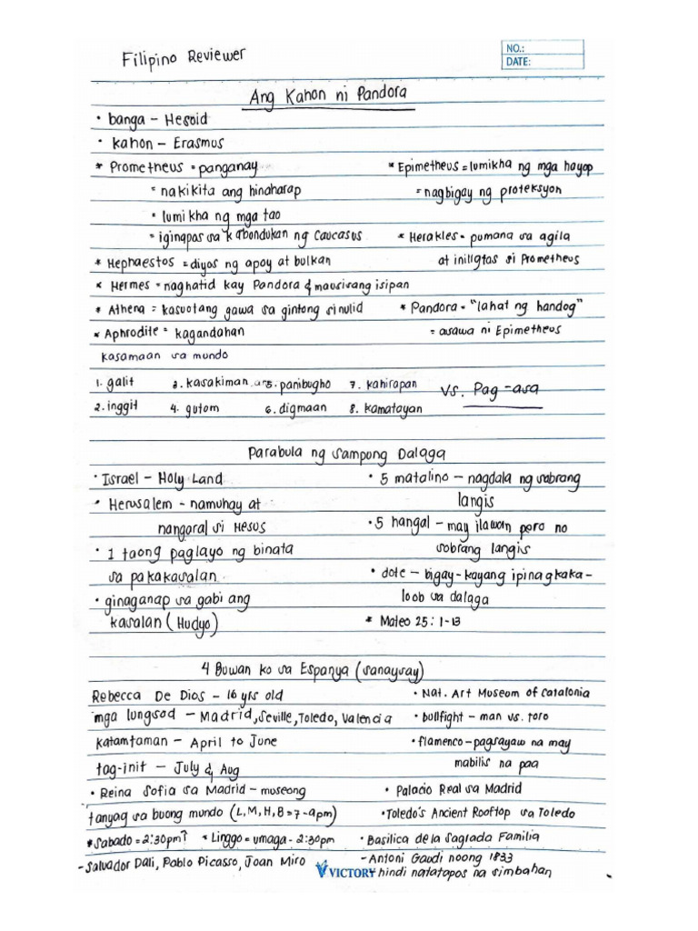 Filipino Reviewer | PDF