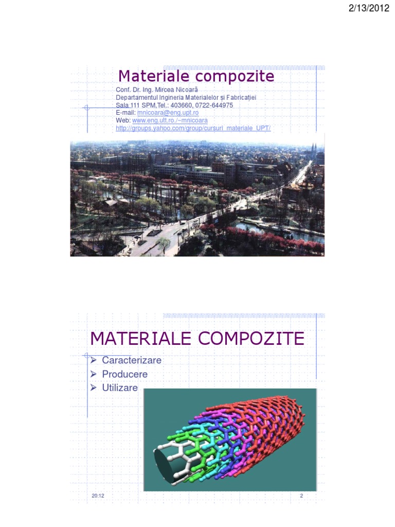 Materiale Compozite | PDF