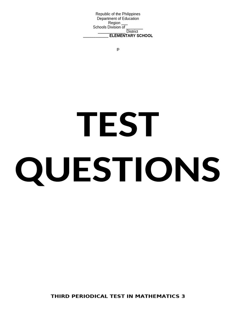 GRADE 3 PT FINAL | PDF