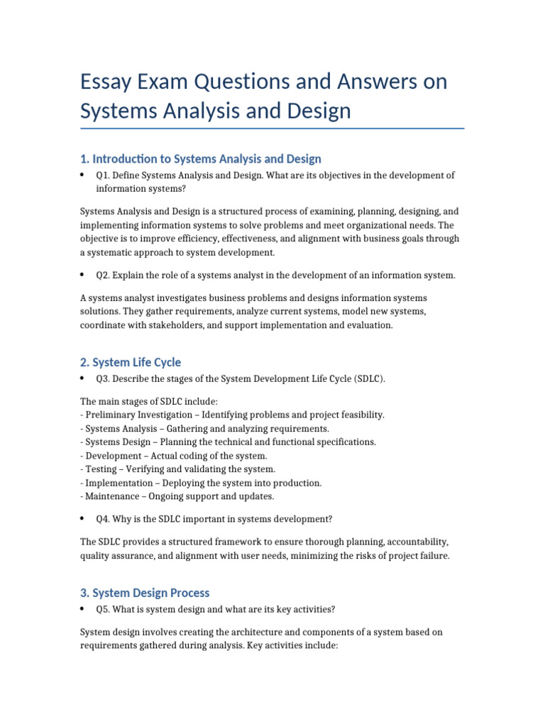 Systems Analysis and Design Overview | PDF | Point Of Sale | Software ...