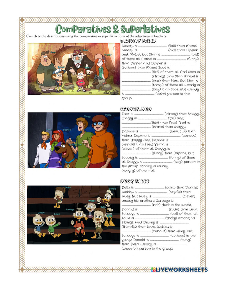 Comparatives and Superlatives 1 | PDF