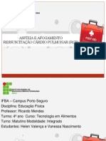 Asfixia e Afogamento - PPT Ressucitação Cárdio Pulmonar01