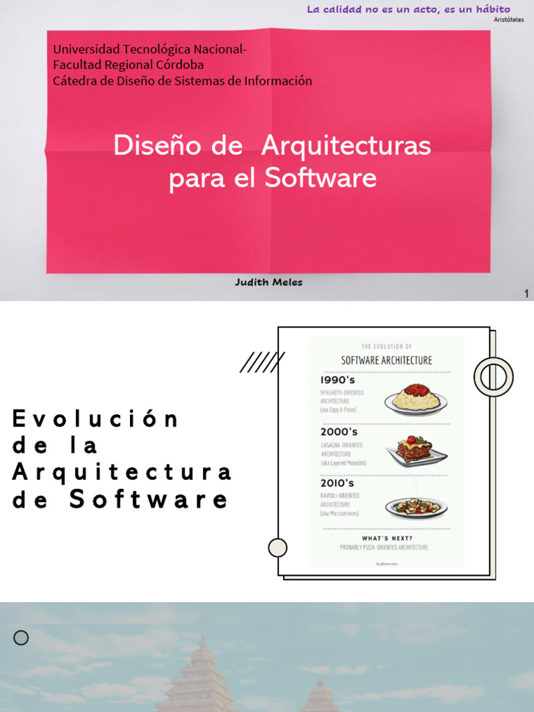 Evolución de Arquitecturas de Software | PDF | Arquitectura orientada a ...