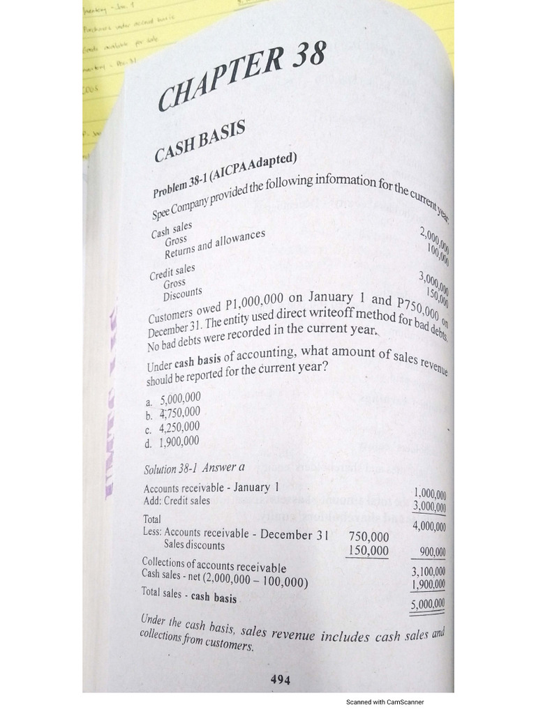 Cash Basis | PDF