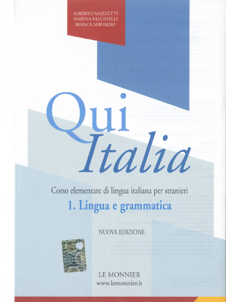 Italiano 5 | PDF