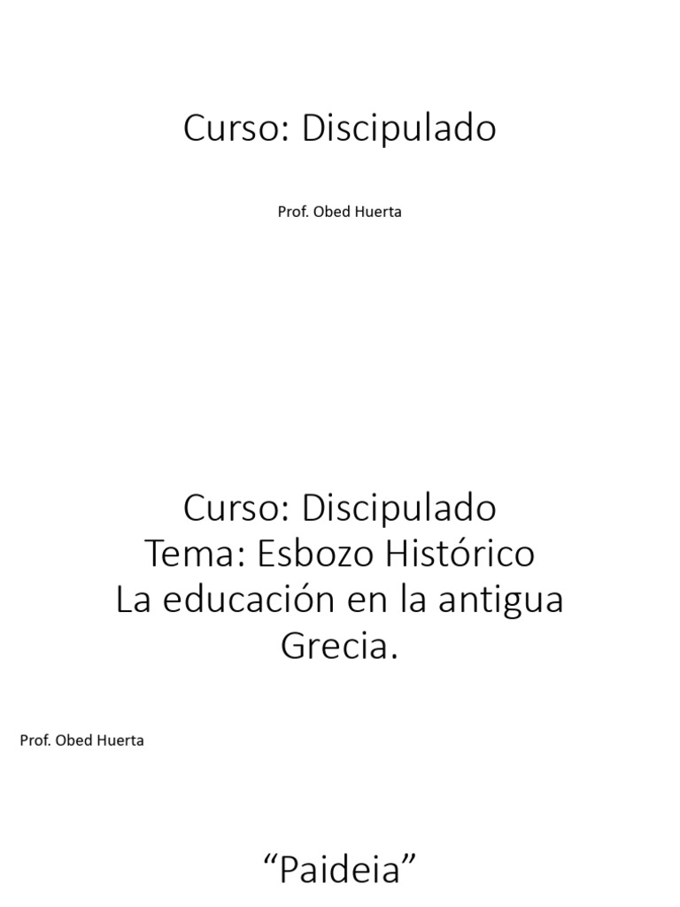 Historia de la Educación en Grecia | PDF | Antigua Grecia | Homero