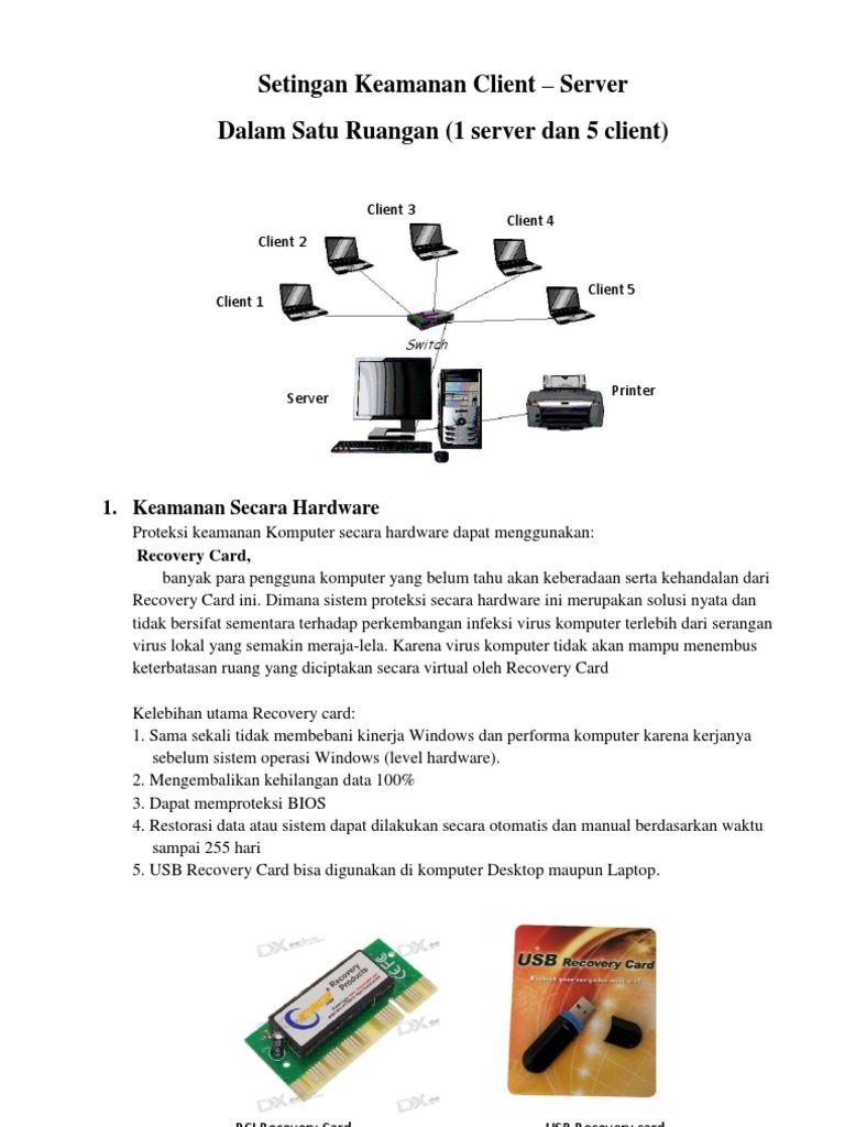 Setingan Keamanan Client Server Pdf